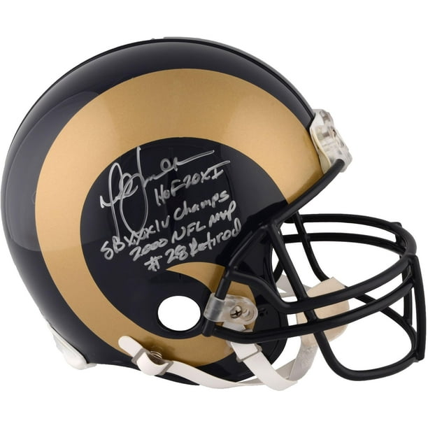Louis Rams Proline Authentic Football Helmet Riddell St Louis Rams Proline Authentic Football Helmet Riddell St